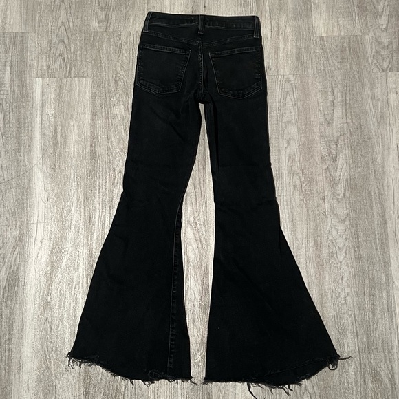 Forever 21 XS faded black bellbottom jeans - Picture 4 of 16